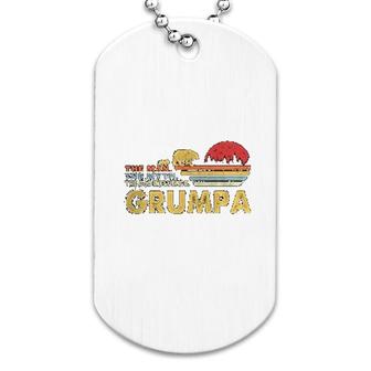 Grumpa Man Myth Bad Influence Dog Tag | Mazezy