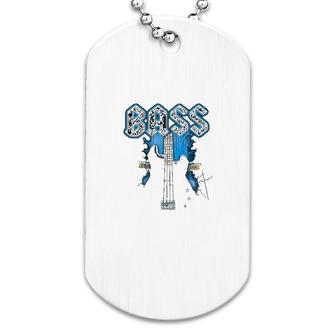 Guitar Bass Design Dog Tag | Mazezy