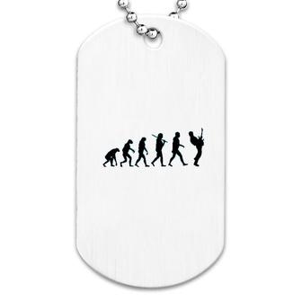 Guitar Player Evolution Dog Tag | Mazezy