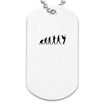 Guitar Player Evolution Funny Dog Tag | Mazezy