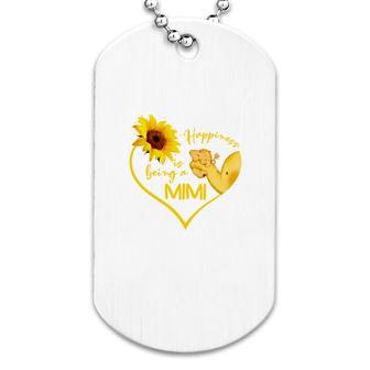 Happiness Is Being A Mimi Dog Tag | Mazezy AU