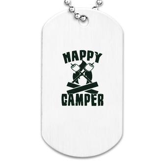 Happy Camper Dog Tag | Mazezy