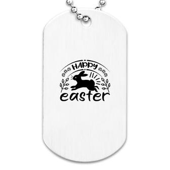 Happy Easter Bunny Dog Tag | Mazezy