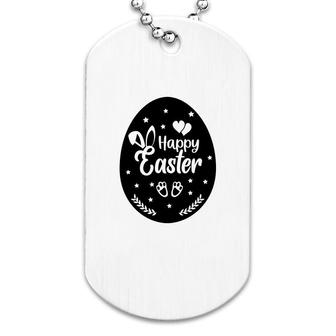 Happy Easter Egg Dog Tag | Mazezy