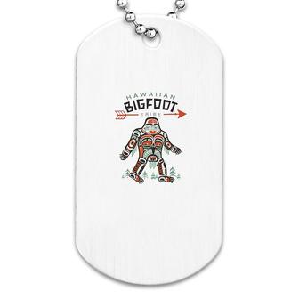 Hawaiian Bigfoot Tribe Dog Tag | Mazezy