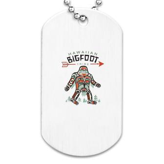 Hawaiian Bigfoot Tribe Dog Tag | Mazezy