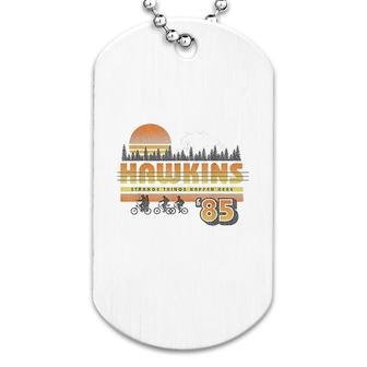 Hawkins 85 Retro Dog Tag | Mazezy