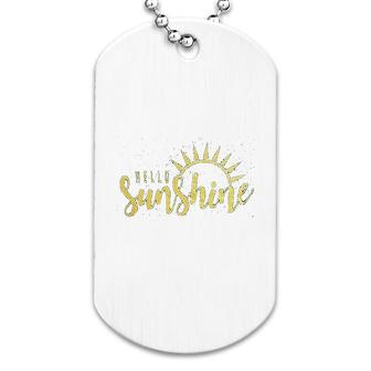 Hello Sunshine Dog Tag | Mazezy