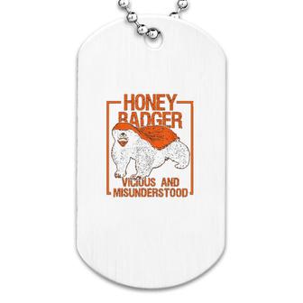 Honey Badger Funny Dog Tag | Mazezy