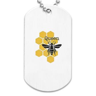 Honeycomb Queen Bee Dog Tag | Mazezy