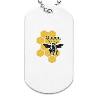 Honeycomb Queen Bee Dog Tag | Mazezy