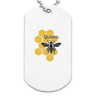 Honeycomb Queen Bee Dog Tag | Mazezy
