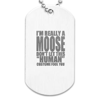 Human Moose Costume New Dog Tag | Mazezy
