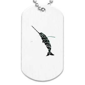 Humans Narwhal Youth Graphic Dog Tag | Mazezy