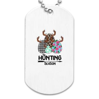 Hunting Season Easter Eggs Dog Tag | Mazezy