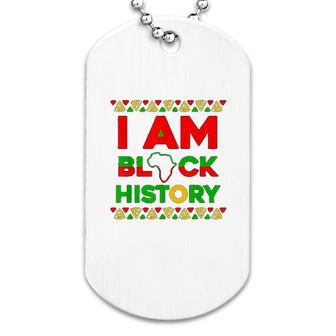 I Am Black History Dog Tag | Mazezy