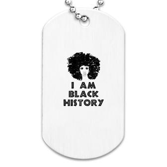 I Am Black History Dog Tag | Mazezy