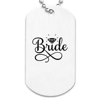 I Am Getting Married Bride Valentine Day Dog Tag | Mazezy