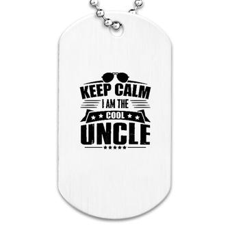 I Am The Cool Uncle Dog Tag | Mazezy