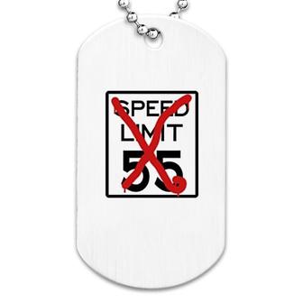 I Cant Drive 55 80s Hair Band Rock Music Dog Tag | Mazezy