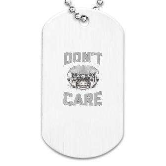 I Dont Care About The Honey Badgers Dog Tag | Mazezy DE