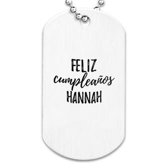 I Love Hannah Heart Dog Tag | Mazezy