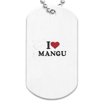 I Love Mangu Dominican Republic Dog Tag | Mazezy AU