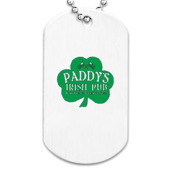 Its Always Sunny In Philadelphia Paddys Pub Clover Dog Tag | Mazezy