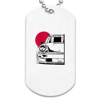 Japanese Automotive Retro Race Dog Tag | Mazezy