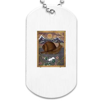 Japanese Snail Art Dog Tag | Mazezy