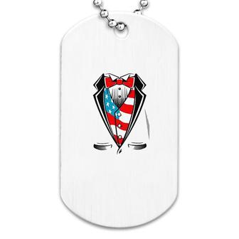 Juiceclouds Neon Rainbow Tuxedo Dog Tag | Mazezy