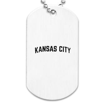 Kansas City Classic Retro City Dog Tag | Mazezy