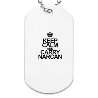 Keep Calm And Carry Dog Tag | Mazezy
