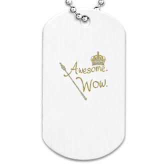 King George Gold Crown Dog Tag | Mazezy
