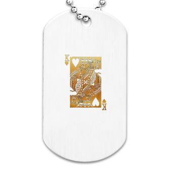 King Of Hearts Card Dog Tag | Mazezy