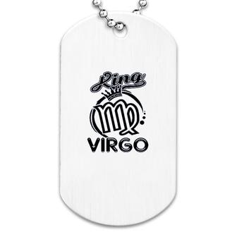 King Virgo Dog Tag | Mazezy CA