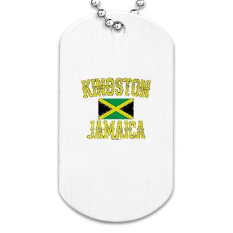 Kingston Jamaica Jamaican Dog Tag | Mazezy