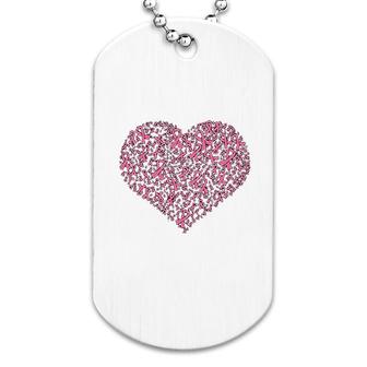 Kropsis Pink Heart Awareness Dog Tag | Mazezy CA