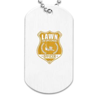 Lawn Enforcement Officer Dog Tag | Mazezy