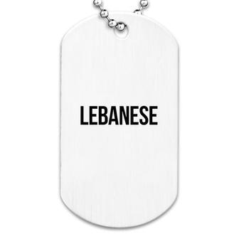 Lebanese Lesbian Dog Tag | Mazezy