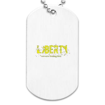 Liberty And Freedom Gift Dog Tag | Mazezy