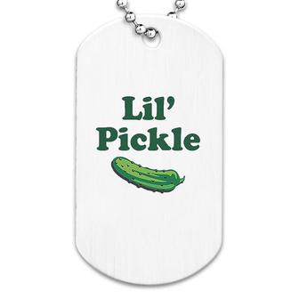 Lil Pickle Vegetables Dog Tag | Mazezy
