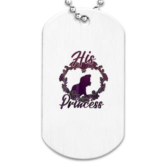 Little Mermaid His Princess Couples Dog Tag | Mazezy