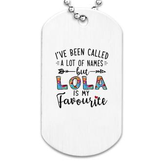 Lola Is My Favourite Name Dog Tag | Mazezy