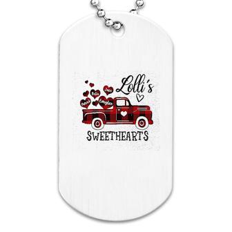 Lollis Red Truck Sweethearts Dog Tag | Mazezy