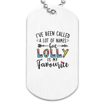 Lolly Is My Favourite Name Dog Tag | Mazezy