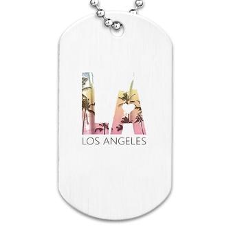 Los Angeles Sunset Dog Tag | Mazezy