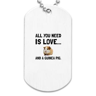 Love And A Guinea Pig Dog Tag | Mazezy
