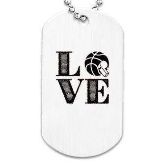 Love Coach Basketball Dog Tag | Mazezy