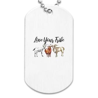 Love Your Tribe Gift For Farmer Dog Tag | Mazezy AU